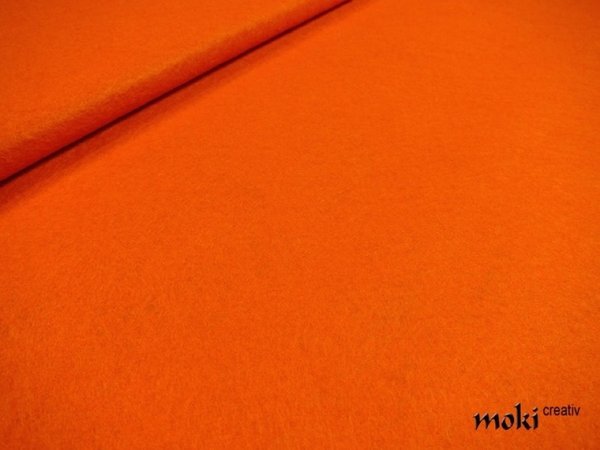 Stickfilz orange waschbar 0,5m