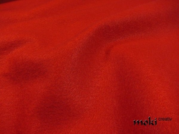 Stickfilz rot waschbar 0,5m