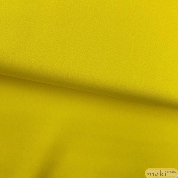 Baumwollstoff gelb uni 0,5m SWAFING