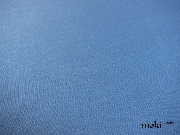 Baumwollstoff himmelblau uni 0,5m