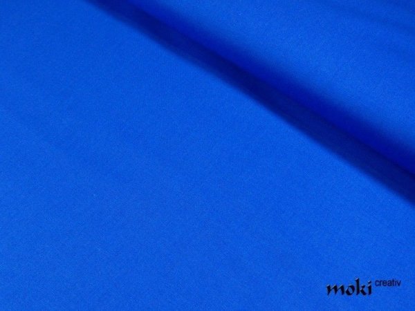 Baumwollstoff royalblau uni 0,5m