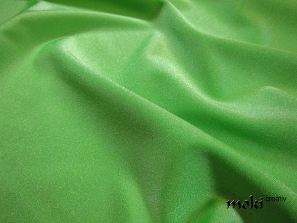 Trikotstoff Bademodestoff Stretch kiwi/hellgrün 0,5m