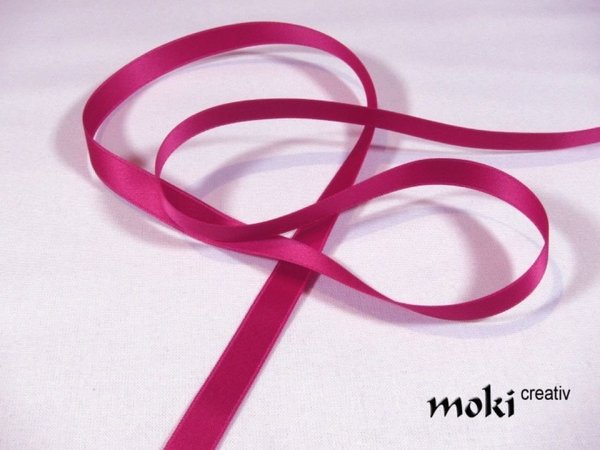 Satinband pink in 3 mm, 6 mm, 10 mm, 16 mm, 25 mm oder 40 mm Breite