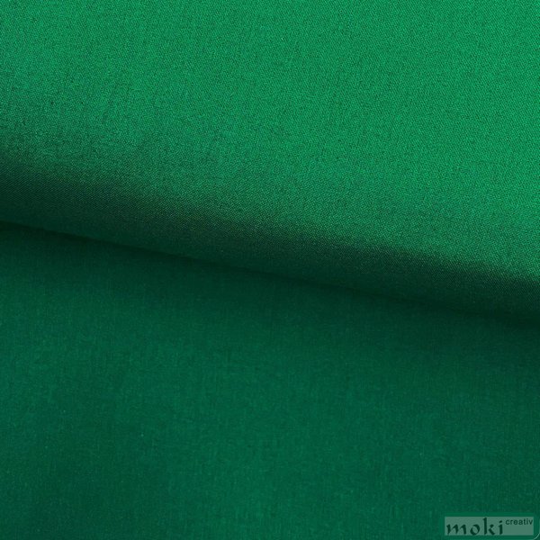 Baumwollstoff  billardgrün uni 0,5m SWAFING